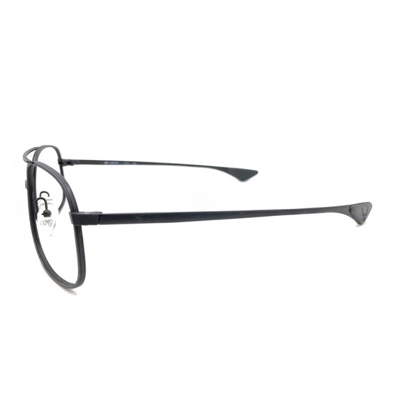 ArtCraft Matte Black Square Aviator Eyeglasses Frames 58-18 140 USA Men Women - Picture 7 of 12